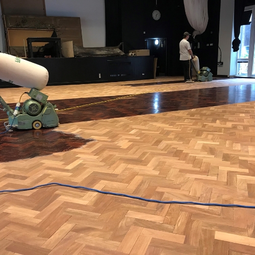 Floor Restoration - 6th Form College