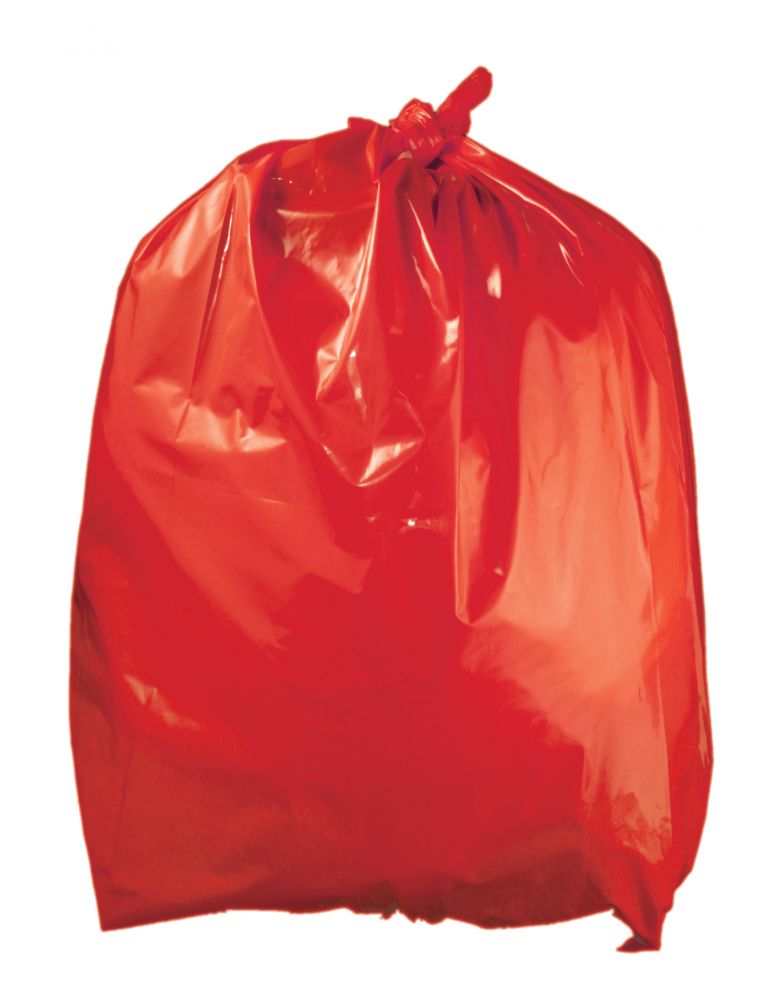 Red Medium Strength Refuse Sack 18x29x39 (Box of 200)